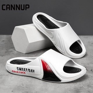 CANNUP รองเท้าแตะผู้ชาย slippers กันลื่นและน้ำหนักเบา 2023 ใหม่ D25E01E