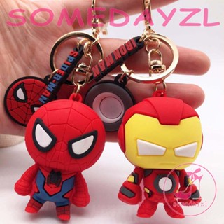 Somedayzl พวงกุญแจ สําหรับเด็ก น่ารัก Thor Key อุปกรณ์เสริม Hulk Spiderman Marvel Avengers