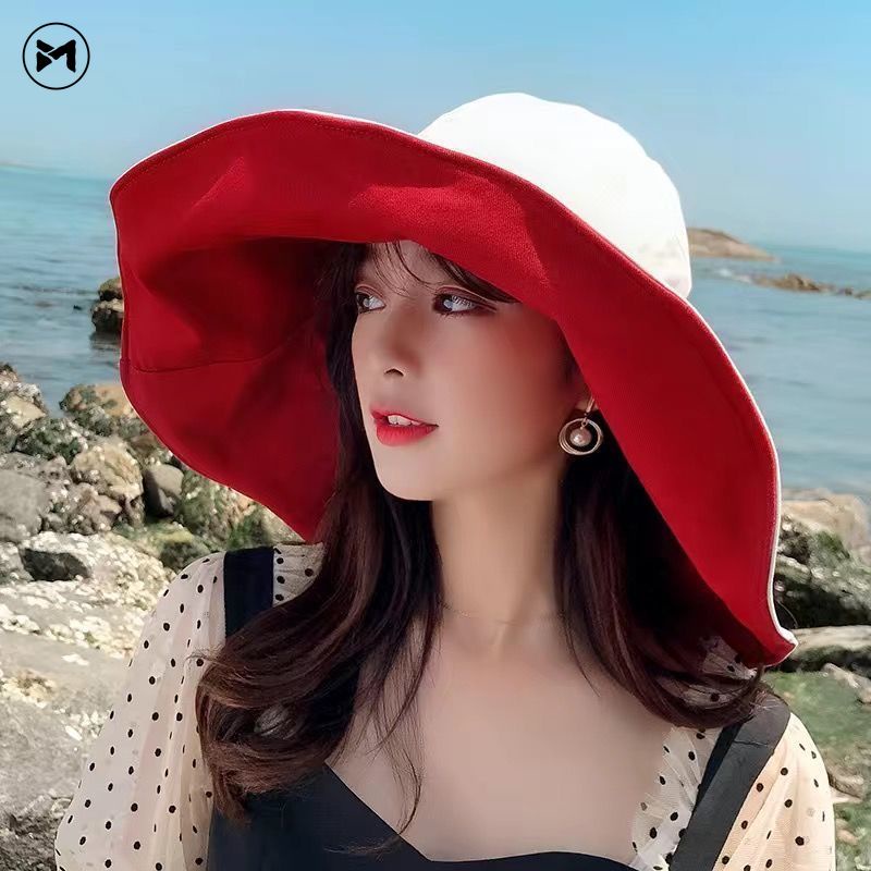 หมวกบังแดด หมวกชาวประมง 360 องศา สไตล์ญี่ปุ่น เหมาะกับฤดูใบไม้ผลิ และฤดูร้อน สําหรับผู้หญิง