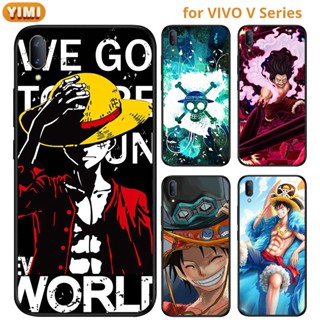 เคส VIVO V27 V27E V25 V25E V11 V11i V15 V17 V19 NEO PRO 1804 1819 5G โทรศัพท์มือถือ ลายการ์ตูนลูฟี่ สําหรับ