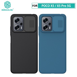 เคส POCO X5 Nillkin CamShield Pro กล้องฝาครอบป้องกันเคสสำหรับ Xiaomi POCO X5 Pro 5G