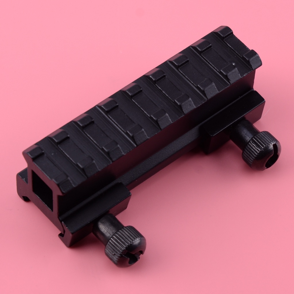 20 มม. Rail Mount 8 ช่อง Riser ฐาน Fit สําหรับขอบเขต Picatinny/Weaver