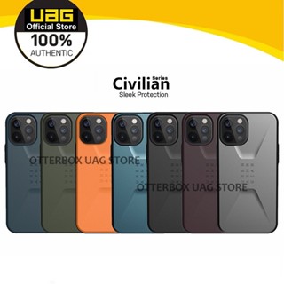Uag เคสโทรศัพท์มือถือ แบบบางพิเศษ ลายพลเรือน สําหรับ iPhone 12 Pro Max 12 Pro 12 12 Mini 11 Pro Max 11 Pro 11