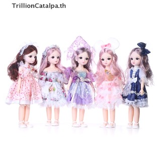 Trillioncatalpa ตุ๊กตาข้อต่อขยับได้ 30 ซม. 23 ข้อต่อ พร้อมตาโต 3D DIY สําหรับตกแต่ง TH