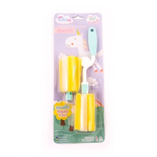 เกรซคิดส์แปรงล้างขวดนมคาร์เนชั่นฟองน้ำ:คละสี:EACHGRACE KIDS CARNATION BOTTLE BRUSH SET 2:คละสี:EACH