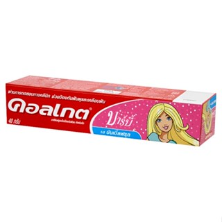 คอตเกตยาสีฟันเด็กบาร์บี้แบทแมน 40กรัมCOLGATE TP KIDS BARBIE+BATMAN MIX 40G