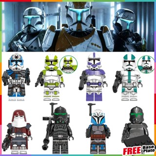 Bo-Katan Minifigures Star Wars สงครามโคลน Kryze 187th Legion Trooper Galactic Marines Minifigures ของเล่นของขวัญ