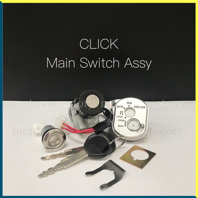 HONDA CLICK - MAIN SWITCH ASSY MAIN SWITCH SET KEY LOCK