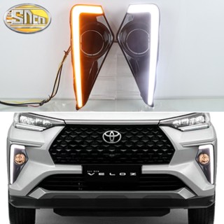 ไฟเลี้ยวไดนามิก LED 12V กันน้ํา สําหรับ Toyota Veloz 2021-2023 2 ชิ้น