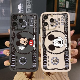 เคสโทรศัพท์มือถือ ขอบสี่เหลี่ยม แบบเต็ม ลายมิกกี้เมาส์ สําหรับ Infinix Hot 20S 20i 9 20 Play Smart 6 Plus X6823