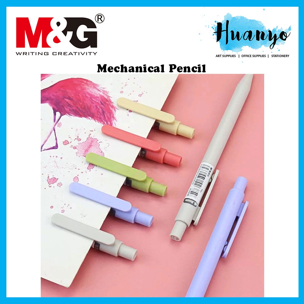 M&G Pastel Macaron Color Mechanical ดินสออัตโนมัติ - 0.5/0.7 มม. AMPU4501 - รูปที่ 2