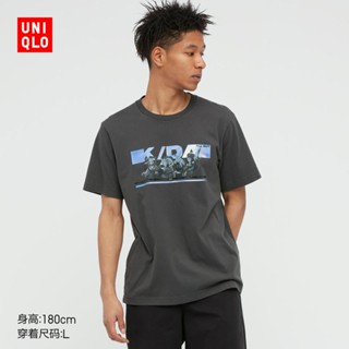 UNIQLO เสื้อยืดแขนสั้นพิมพ์ลาย League Of Legends Ut ) 440015 สําหรับผู้ชายและผู้หญิง