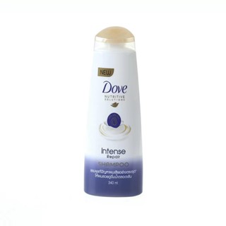 HOMEHAP DOVE แชมพู สูตร Therapy Intense Repair 340 มล. สีน้ำเงิน แชมพู ยาสระผม แชมพูสะผม