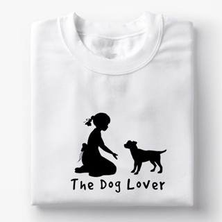 DOG LOVER GIRL CHILD T-Shirt Men Women Statement Design Tee Shirt Minimalist_02