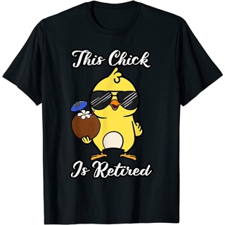 Personality Newest Mens T Shirt This Chick Is Retired Retirement Pension Chicken T-Shirt_02