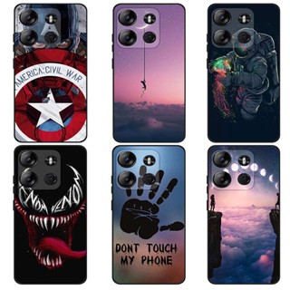 เคส Infinix Smart 7 X6515 Case การ์ตูน Captain America เคสซิลิโคน Soft TPU โทรศัพท์มือถือ Back เคส