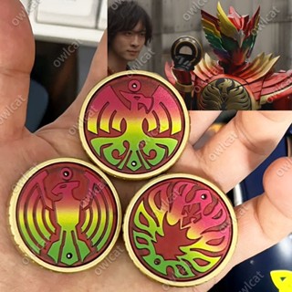 ชุดเหรียญ Set Taka Kujaku Condor Coins Core Medal (NO Chip CSM size) Ankh Kamen Rider OOO TaJaDol Combo Eternity Form Masked Rider OOO Fire Greeed-Birds System Coin Packed in Box Model