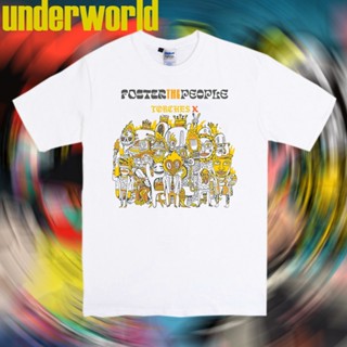 ย้อนยุคเสื้อยืด พิมพ์ลาย Foster The People Torches สไตล์วินเทจS-5XL