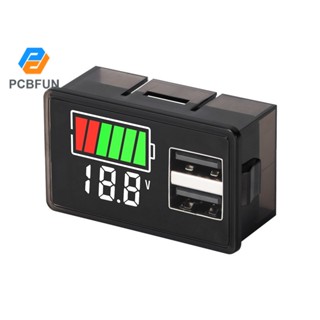 Pcbfun แผงโวลต์มิเตอร์ทดสอบพลังงานแบตเตอรี่ USB Type-C DC8-30V สําหรับรถยนต์