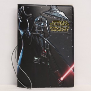 เคสหนัง PVC พิมพ์ลายการ์ตูน Star Wars 3 มิติ สําหรับใส่หนังสือเดินทาง บัตรประจําตัวประชาชน