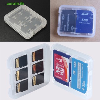 # Aorain.th  # กล่องเก็บการ์ดหน่วยความจํา Micro SD TF SDHC MSPD 8 ช่อง