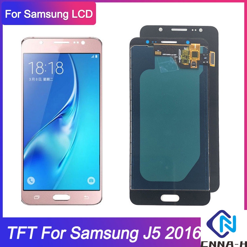 สําหรับ Samsung Galaxy J5 2016 J510 หน้าจอ LCD TFT จอแสดงผล J510FN จอแสดงผล LCD หน้าจอสัมผัสเปลี่ยนจ