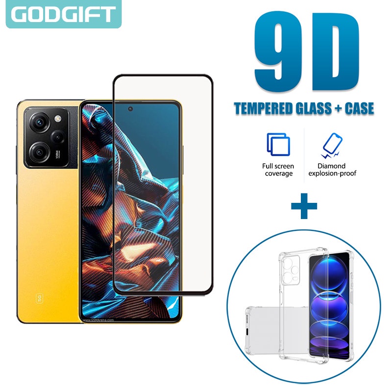 GODGIFT 2 in 1 สําหรับ Xiaomi POCO X5 Pro 5G X5 X4 X3 Pro NFC F3 F4 GT C40 M5s M5 M3 M4 Pro 4G 5G กร