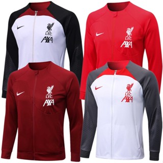 เสื้อกีฬาแจ็กเก็ต เสื้อวอร์ม ลายทีมชาติฟุตบอล LFC 22-23 ชุดเหย้า สําหรับผู้ชาย