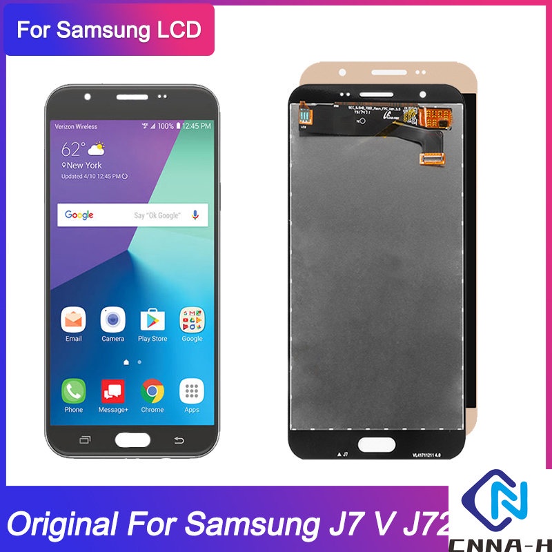 100% LCD 5.5 นิ้วสําหรับ Samsung Galaxy J7 V J727 SM-J727P J727V J727A จอแสดงผล Touch Screen Digitiz
