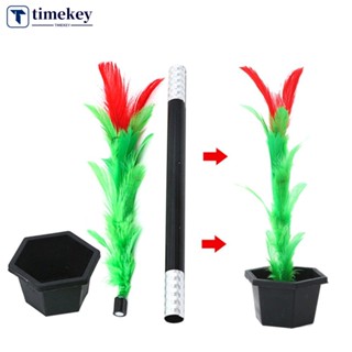 Timekey ของเล่นไม้กายสิทธิ์มายากล รูปดอกไม้ สําหรับเด็ก และผู้ใหญ่ 1 ชุด L2Y4