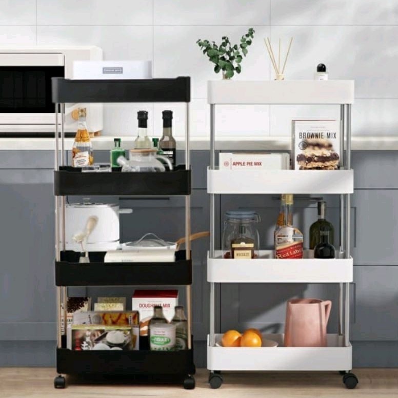 NARA TROLLEY 4-TIER RACK / 4-TIER MULTIPURPOSE RACK / TRACKER RACK พร้อมล้อ SHENAR MAKASSAR