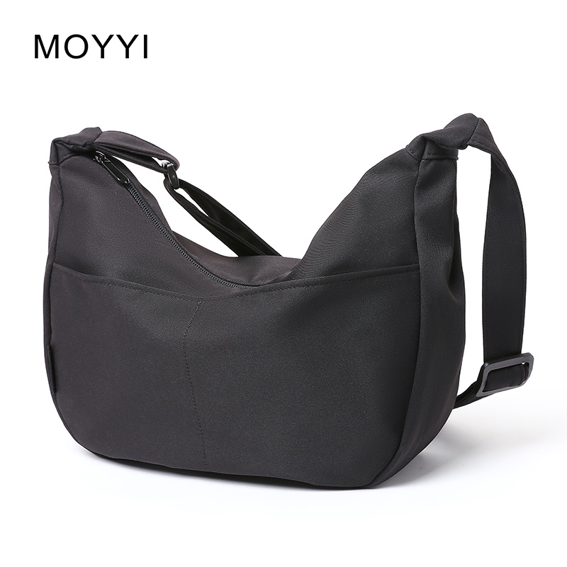 【MOYYI】กระเป๋าคาดอก อเนกประสงค์ น้ําหนักเบา ขนาดเล็ก จุของได้เยอะ รูปพระจันทร์ สําหรับผู้ชาย และผู้หญิง