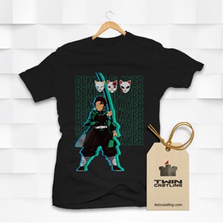 Nezuko Tanjiro Premium Designs - Cotton T-shirt Anime - Twin Castling_08