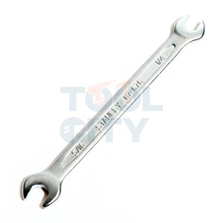 STANLEY ประแจปากตาย Open End Wrenches ขนาด 1/4x5/16 นิ้ว - 1-1/8x1-1/4 นิ้ว วัสดุโครม-เวเนเดียม (CR-V)