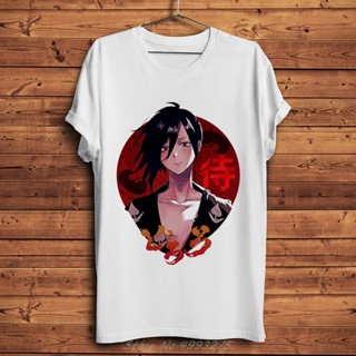 oversize T-shirt เสื้อยืดลําลอง แขนสั้น คอกลม ลายการ์ตูนอนิเมะ Dororo Samurai Hyakkimaru สีขาว เหมาะกับฤดูร้อน สําหรับผู