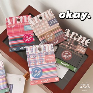 Yoyo Scrunchies ยางรัดผม สีมาการอง น่ารัก คุณภาพสูง 10 ชิ้น ต่อชุด