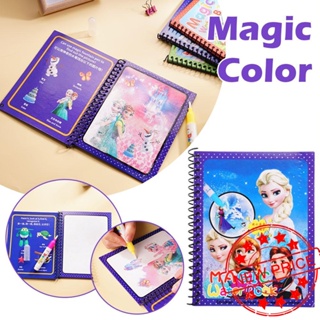 หนังสือเมจิก รูปสไปเดอร์แมน หมู Peppa Pig Elsa 8 สไตล์ ของเล่นสําหรับเด็ก Y5J0