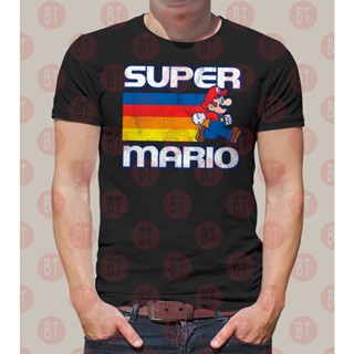 Super nintendo classic Super Mario Super Rainbow Men Unisex Gildan Premium S to 5XL Graphic T-shirt_12