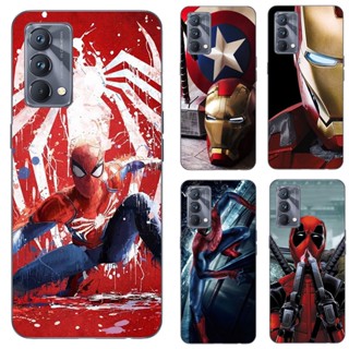 เคสโทรศัพท์ซิลิโคน TPU แบบนิ่ม ลายซุปเปอร์ฮีโร่ Marvel สําหรับ Realme GT Master Edition