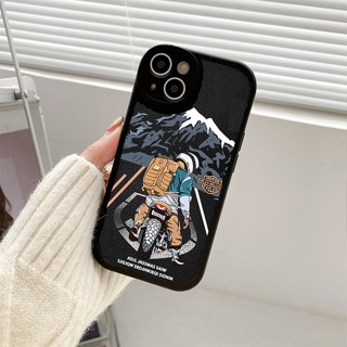 เคสโทรศัพท์มือถือ ซิลิโคนนิ่ม ลายการ์ตูนรถจักรยานยนต์น่ารัก สําหรับ OPPO A16 A17 A16K A74 A54 A55 A95 A93 A94 RENO 7 4G 5G