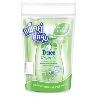 ดีนี่ออร์แกนิคสบู่เหลวอาบและสระ350มลX2DNEE ORGARIC HEAD BODY BABY WASH350ML.X2