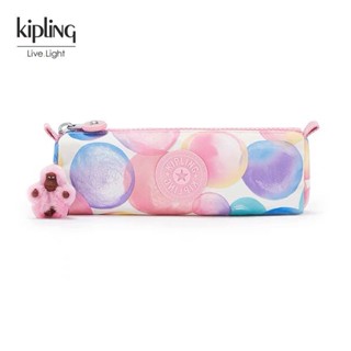 Kipling กระเป๋าดินสอ กระเป๋าเครื่องสําอาง กระเป๋าคลัทช์ ไนล่อน ชั้นเดียว มัลติฟังก์ชั่น 22 ซม.