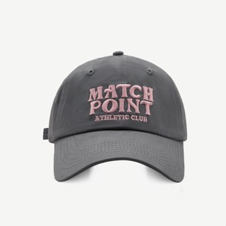 หมวกปักลายตัวอักษร MG STUDIO/ “MATCH POINT” 8 สี