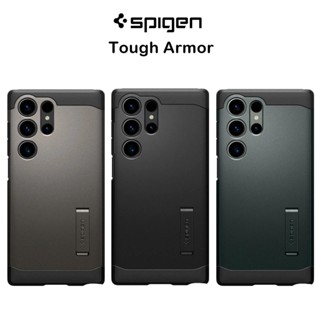 Spigen Tough Armor เคสกันกระแทกเกรดพรีเมี่ยมจากเกาหลี เคสสำหรับ Galaxy S23Ultra(ของแท้100%)