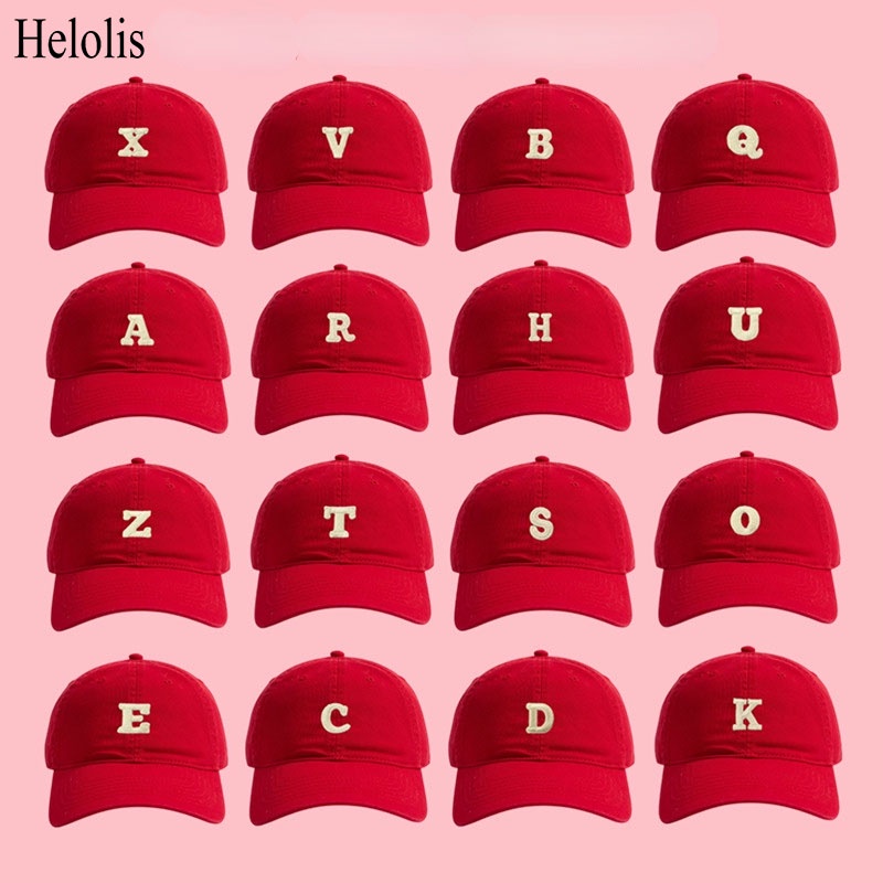 หมวกเบสบอล ขนาดใหญ่ สีแดง สีขาว แฟชั่นทันสมัย สําหรับผู้ชาย และผู้หญิง