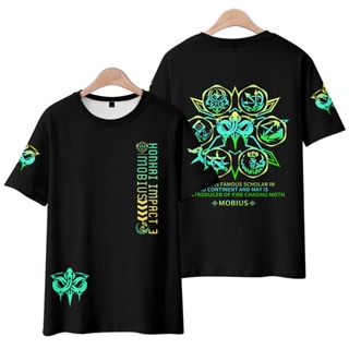 2022 New Anime honkai impact 3 Mo anesthesia T shirt Japanese anime mens Loose Womens casual 3D printing short sl_02