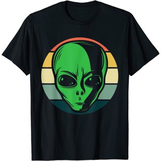 เสื้อยืด Alien Face UFO Lover T-Shirt  Vintage Shirt_02