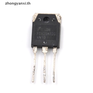 Yanxi ทรานซิสเตอร์พาวเวอร์ IGBT 1200V FGA25N120 ANTD 25N120 1 ชิ้น