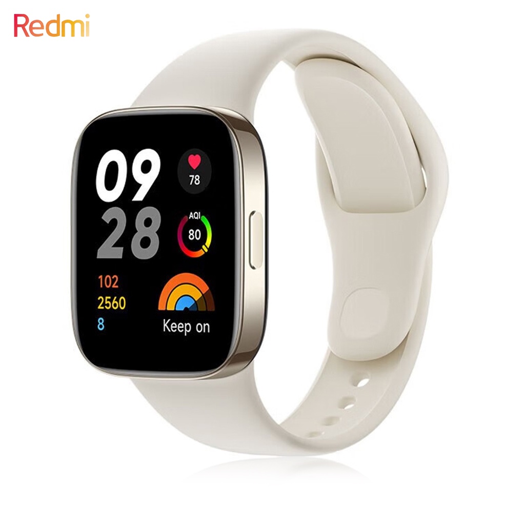Redmi Watch 3 นาฬิกาข้อมือ 12 วัน หน้าจอ HD 1.75 นิ้ว วัดอัตราการเต้นของหัวใจ และออกซิเจนในเลือด 121 โหมดกีฬา 5 ATM กันน้ํา สําหรับผู้หญิง ผู้ชาย