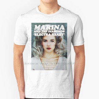 เสื้อยืด ผ้าฝ้าย 100% พิมพ์ลายโปสเตอร์ Eh Marina The Diamonds Radioactive Lana Del Rey ขนาดใหญ่ 6xl